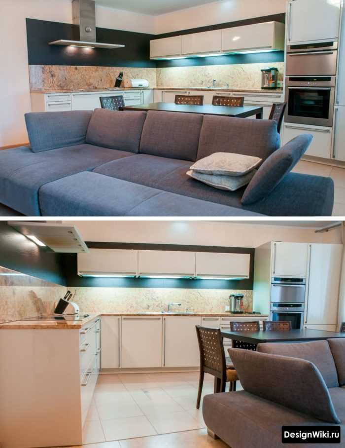 Дизайн кухни студии площадью 30 кв метров на фото Интерьер кухни совмещенной с гостиной залом размером 30 квадратов в квартире Идеи планировки, ремонта