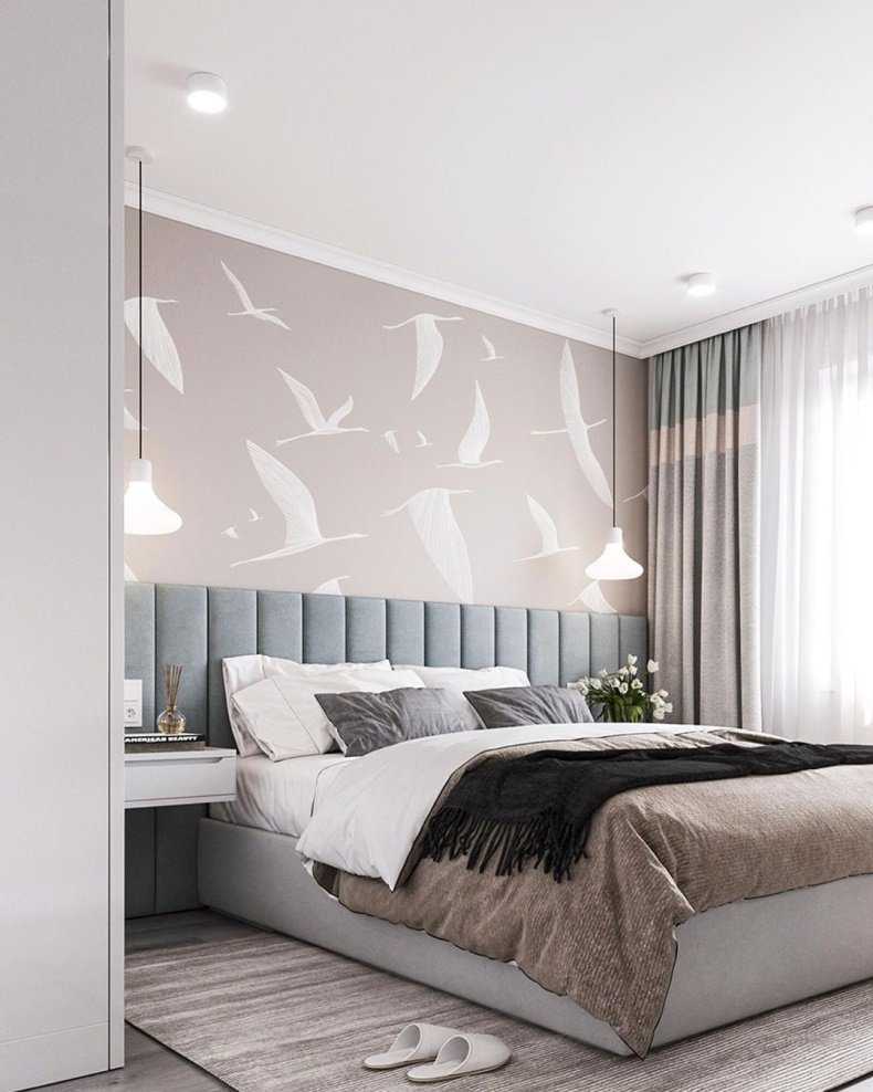 Интерьер спальни 2021 с фото, стили современного дизайна 9, 10, 12, 14, 15, 16, 18, 20 кв. комнаты