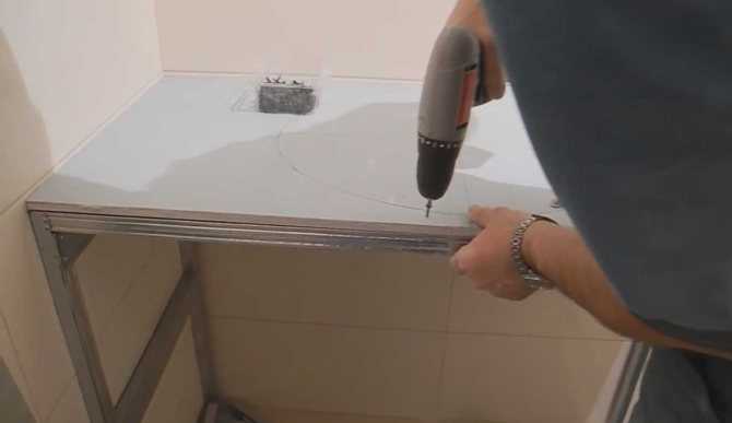 Столешницы в ванную комнату - как выбрать и сделать своими руками удобную и практичную столешницу (130 фото)