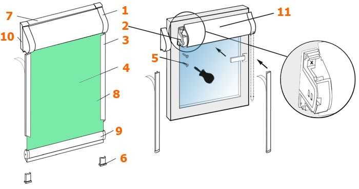Как снять и стирать рулонные шторы в домашних условиях