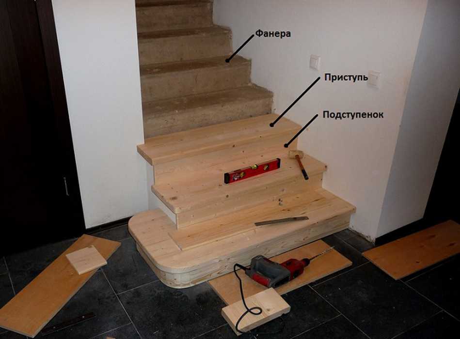 Правила и порядок отделки лестницы