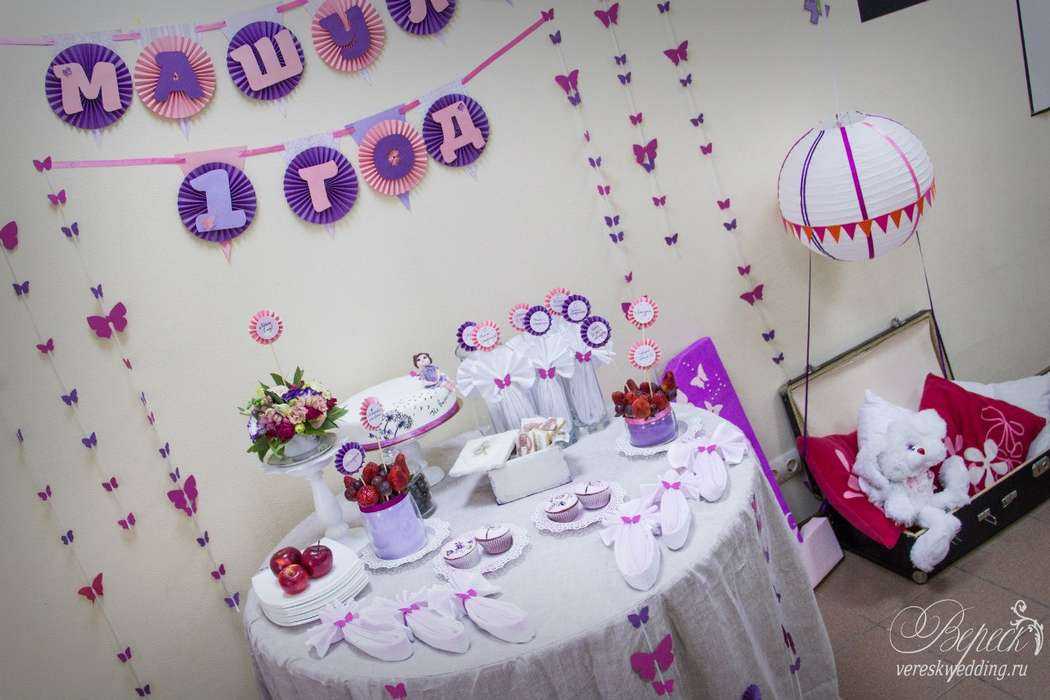 Оформление детского дня рождения: как украсить комнату на годик и 2 девочке и мальчику
 - 52 фото