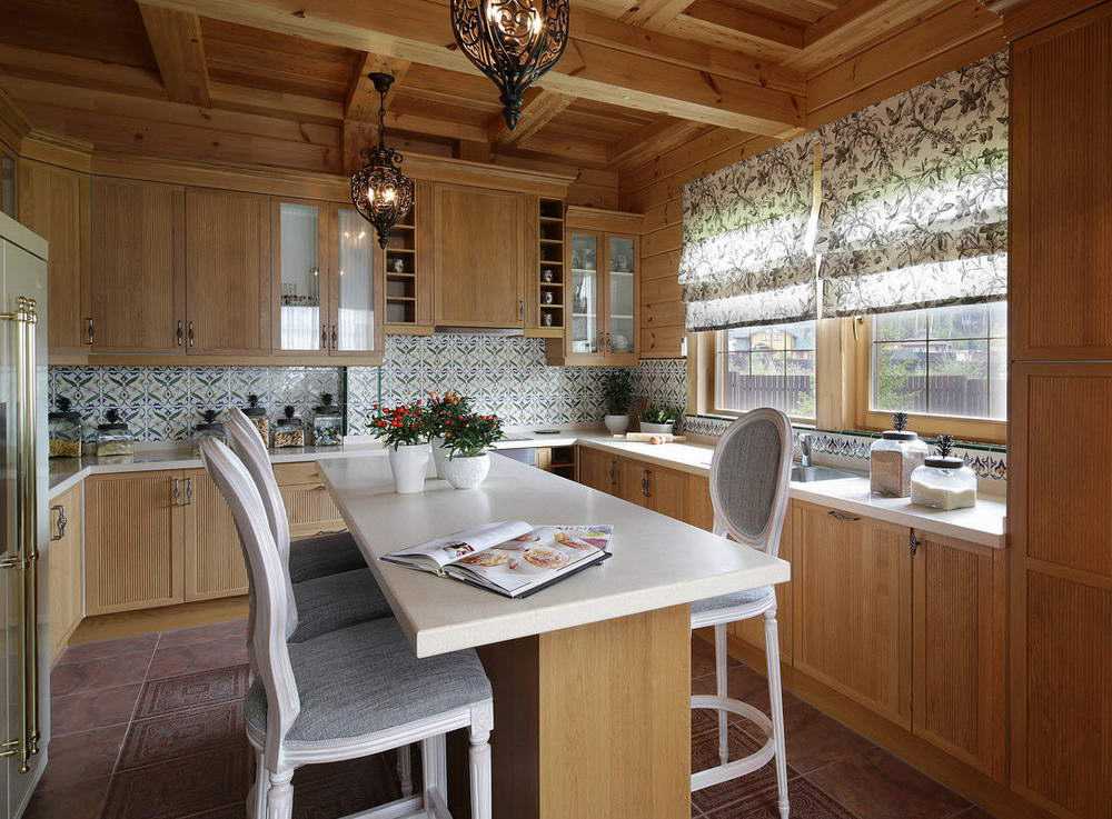 Дизайн кухни, совмещенной с гостиной и столовой в частном доме: фото идеи