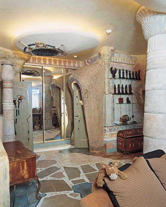 Кухня в египетском стиле 100 фото красивых идей, особенности интерьера Египетские архитектурные элементы на кухне Отделка стен, потолка и пола, освещение, мебель, декор кухни в египетском стиле