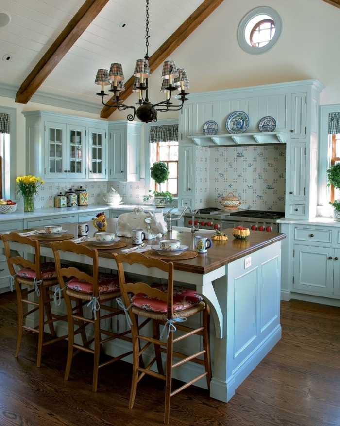 Деревенская кухня — романтический и уютный дизайн. особенности стиля и 105 фото!