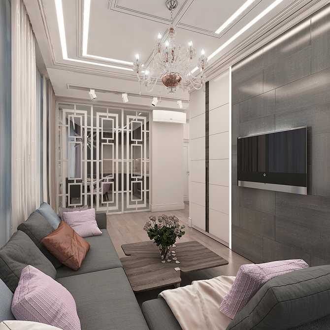 Варианты дизайна однокомнатной квартиры в 2021 году