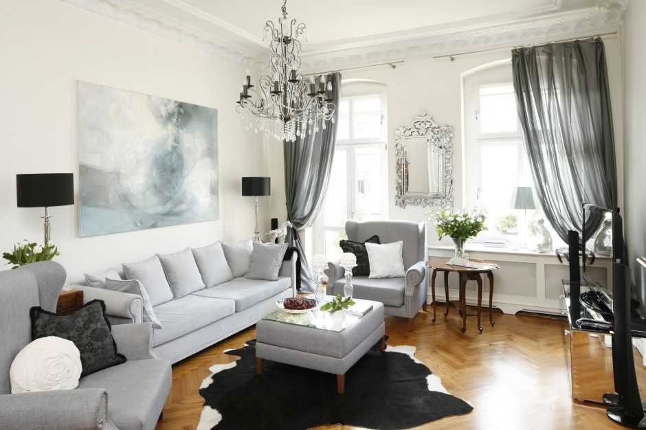 Белая гостиная: 100 фото красивых примеров дизайна интерьера
