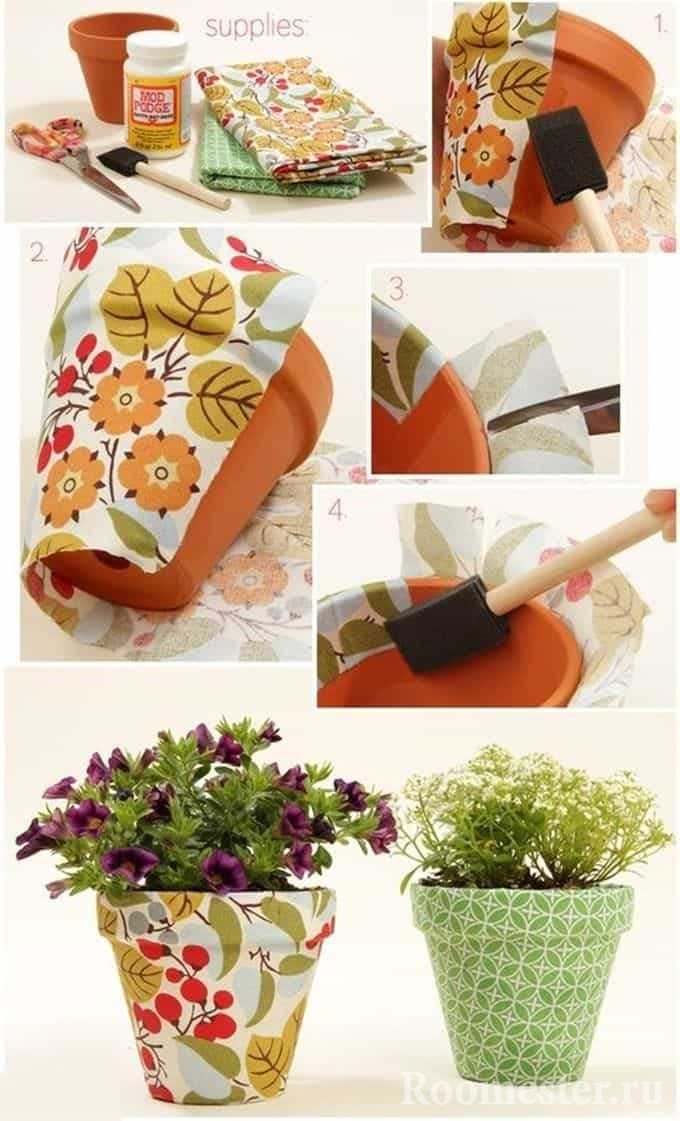 Красивые горшки для цветов: как сделать стильные и оригинальные горшки своими руками (100 фото)