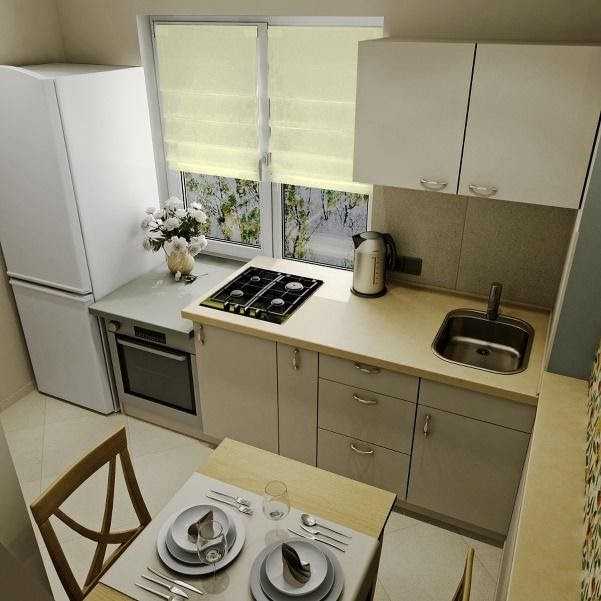 Дизайн кухни 6 кв метров (реальные фото)