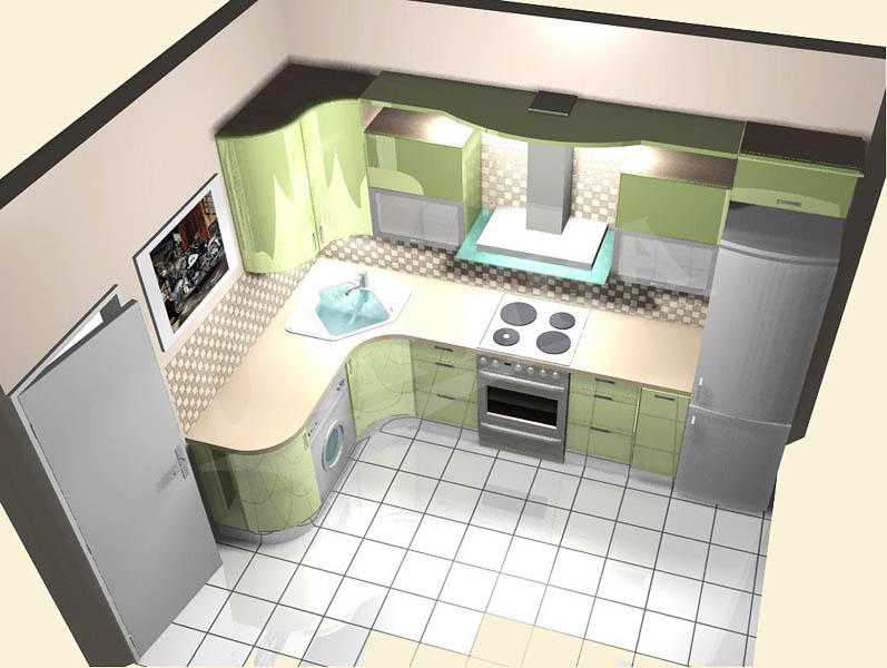 Кухня 7 кв. м. — красивое оформление стильных и практичных идей дизайна (115 фото) — строительный портал — strojka-gid.ru