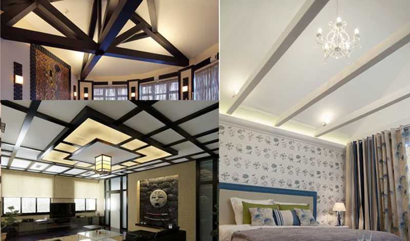 Деревянные балки на потолке: выбор стиля