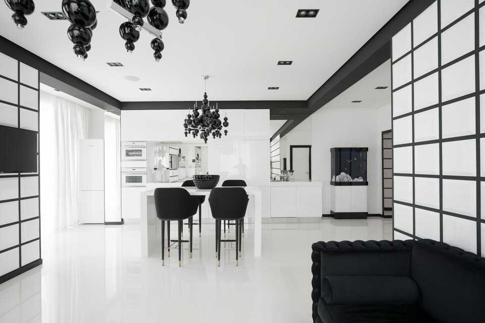 Черно белый цвет в интерьере: подходящие сочетания в дизайне интерьера (66 фото) | дизайн и интерьер
