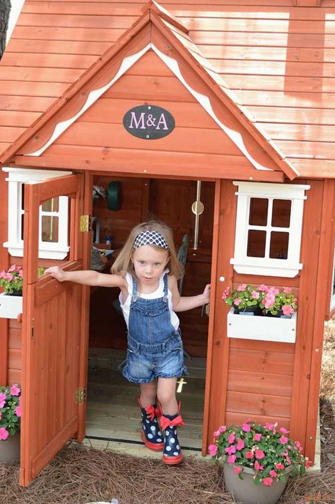 Детский домик на даче своими руками: фото и идеи оригинальных домиков из подручных средств