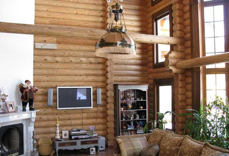 Внутренняя отделка деревянных домов из бревна: особенности и варианты, этапы работ