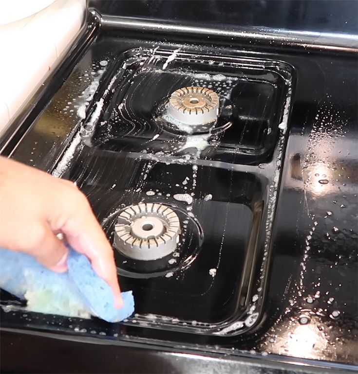 Как отмыть плиту от нагара и жира, средство для мытья, как очистить газовую плиту