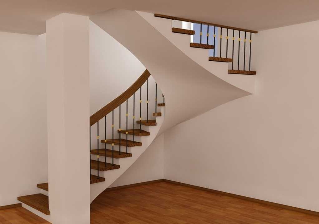 Забежные лестницы с поворотом на 90 градусов своими руками: чертежи, конструкции и пошаговая инструкция