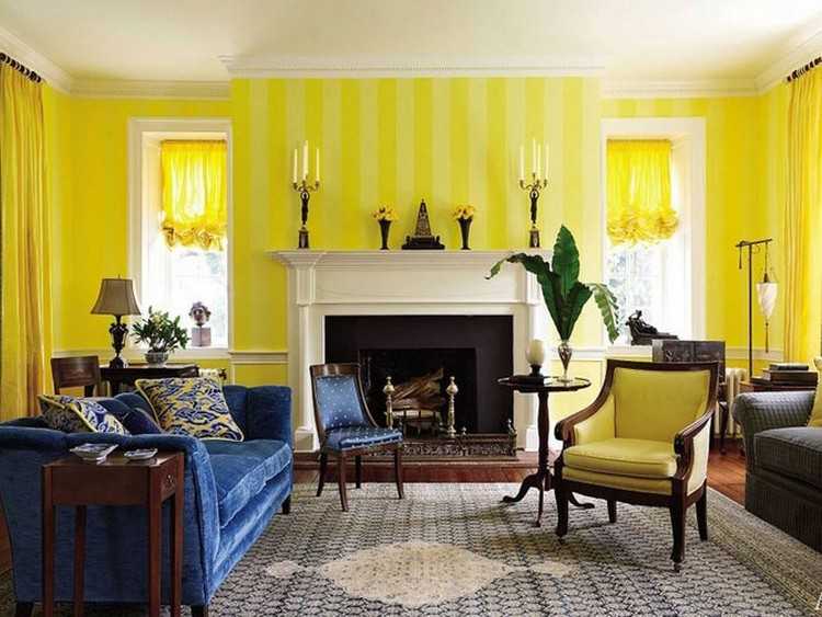 Цвет стен в гостиной: 50 фото интерьеров, в какой цвет покрасить стены