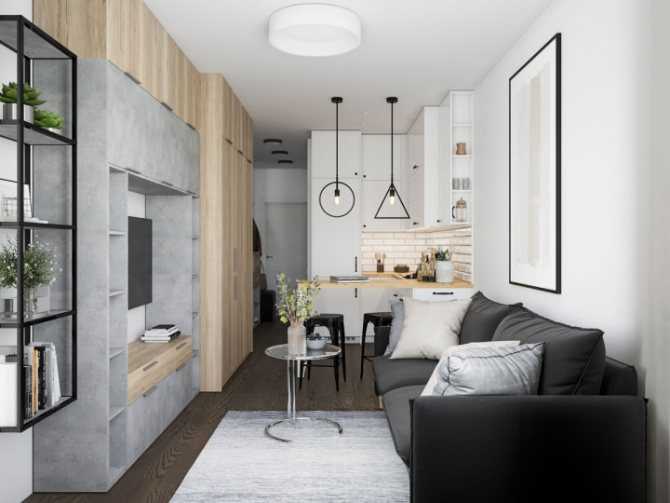 Дизайн квартиры-студии: 300+ реальных фото идей в интерьере в 2021 году