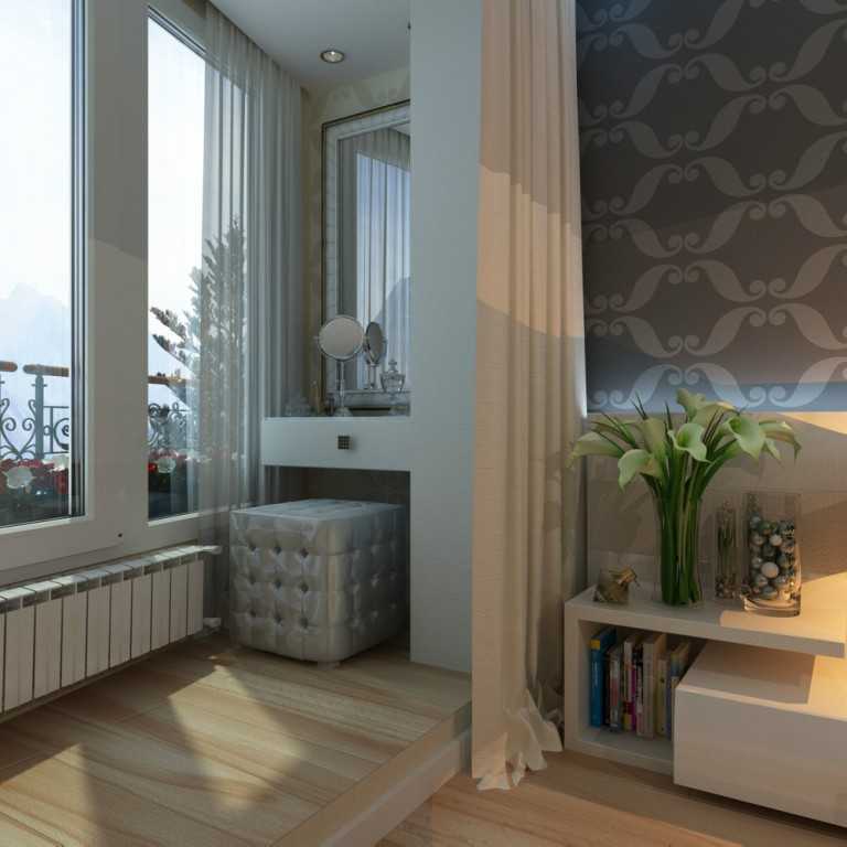 Спальня с балконом - лучшие проекты и советы по совмещению комнаты с балконом (лоджией)варианты планировки и дизайна