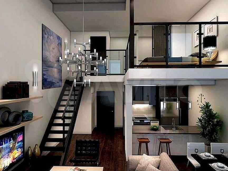 Двухуровневые квартиры: фото идеи, дизайн двухэтажной квартиры