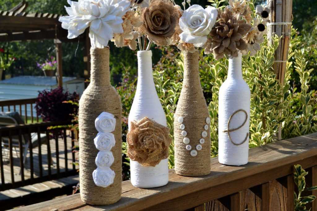 Поделки из шпагата своими руками — интересные мастер-классы по изготовлению вазы, корзинки, цветов и венка
