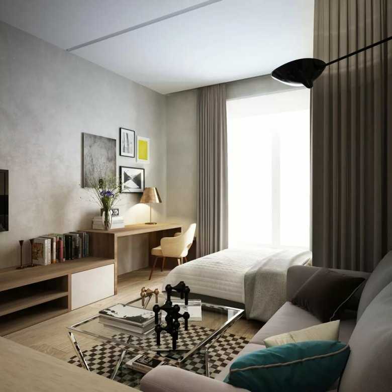 Дизайнерские решения для однокомнатной квартиры 35 кв.метров: 42 фото идеи