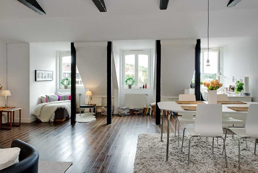Кухня в шведском стиле: светлая палитра, минимум мебели и максимальный комфорт