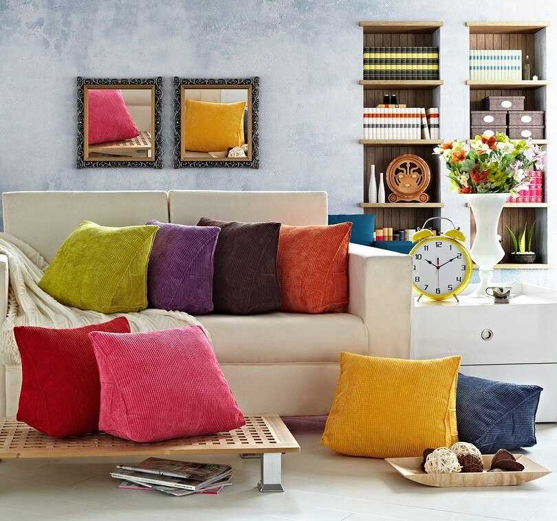 Подушки для кровати своими руками фото Как украсить комнату диванными подушками Красивые и оригинальные идеи для дизайна гостиной, спальни и кухни
