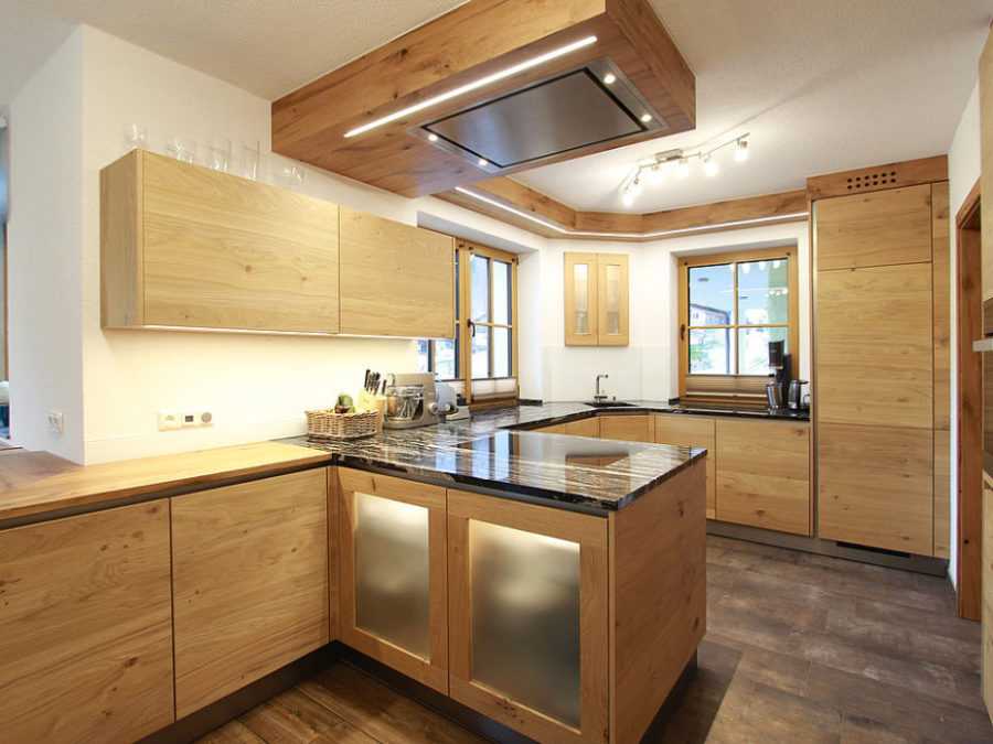 Кухни из дерева: 60+ фото примеров кухни с деревянными фасадами