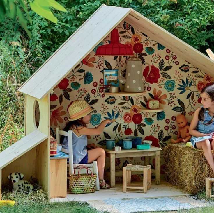 Строительство детского деревянного домика своими руками