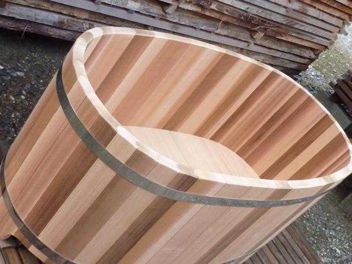 Как сделать купель для бани своими руками из бетона и дерева