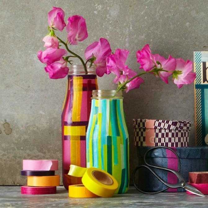 Декупаж вазы: 90 фото оформления разных видов старых ваз