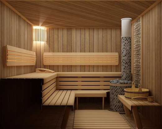 Дизайн интерьера бани
