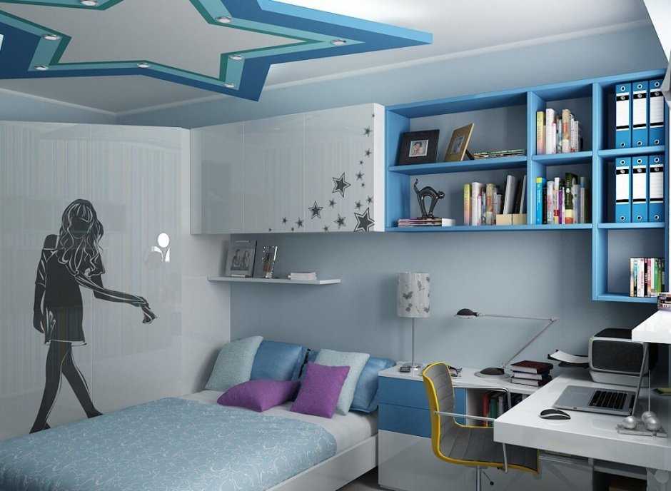 Дизайн комнаты для подростка - 200 фото идей оформления интерьера для мальчика и девочки