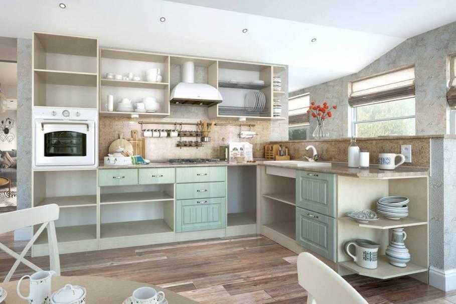 Дизайн интерьера кухни в стиле прованс: особенности отделки, выбор мебели, декора и аксессуаров, фото-галерея, видео