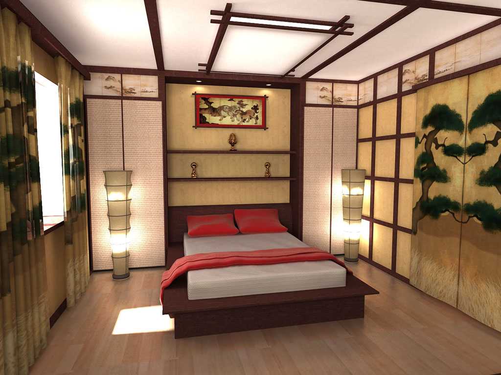 Спальня в японском стиле: фото и идеи дизайна