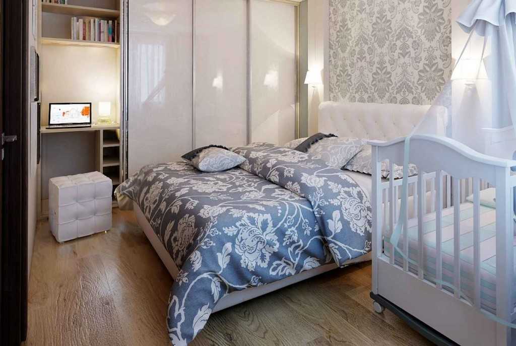 Совмещенная спальня с детской в одной комнате: фото подборка