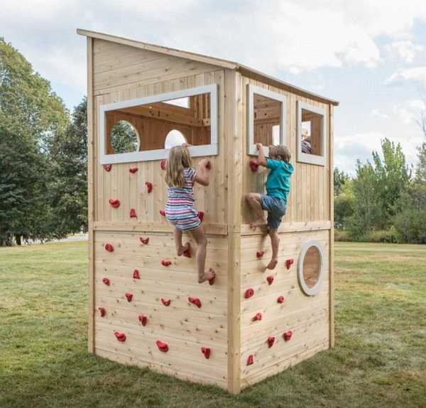 Как построить детский домик на даче из подручных средств своими руками: фото-идеи домиков, пошаговая инструкция, видео
