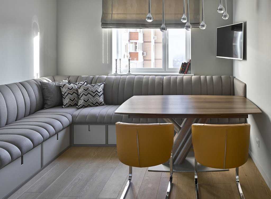  кухни с диваном: 106 стильных интерьеров в реальных фото
