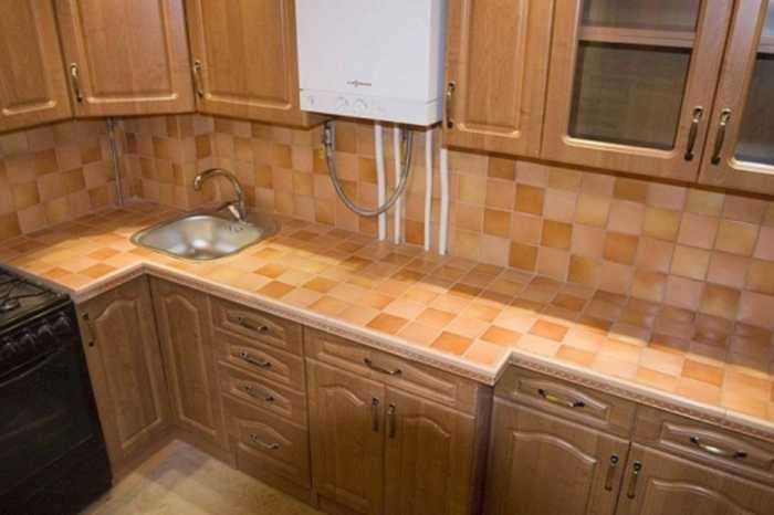 Как сделать столешницу из плитки на кухню своими руками: пошаговая инструкция